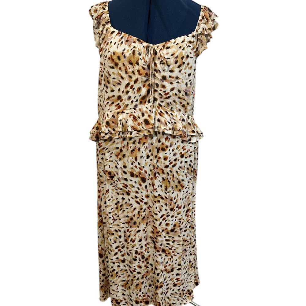 Women’s XXL Sophia Vergara Leopard Print Midi Dress